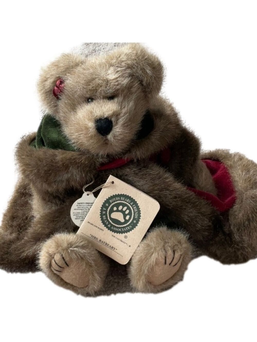 Boyds Bears Mrs Baybeary Vintage Collectable Stuffed Bear